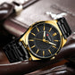 CURREN Man Watch Fashion Stainless Steel Quartz Wristwatches Top Brand Simple Thin Watches for Men Gold Clock