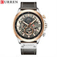 CURREN Fashion Male Watches Strap Sport Chronograph Wristwatch Creative Design Multifunctional Quartz Clock relogio masculino