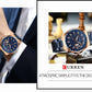 CURREN New Men Business Watch Full Steel Quartz Top Brand Luxury Sports Waterproof Casual Male Wristwatch Relogio Masculino