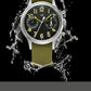 Merkur Retro 70 Vintage  Chronograph Mechanical Men's Complicated Sapphire 38MM Small Luxury Classic Wrist Watch
