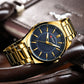 CURREN Man Watch Fashion Stainless Steel Quartz Wristwatches Top Brand Simple Thin Watches for Men Gold Clock