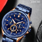 CURREN Luxury Brand Watches for Men Casual Sporty Quartz Wristwatch with 316 Stainless Steel Band Chronograph Clock Male Silver