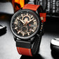 CURREN Watch for Men Top Brand Watches Leather Strap Wristwatch Fashion Chronograph Sport Quartz Clock Male Gift