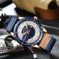 CURREN Watches Top Brand Fashion Leather Wristwatch Casual Quartz Men's Watch New Chic Luminous hands Clock
