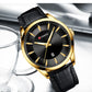 CURREN Simple Men Leather Watch Man Luxury Brand Quartz Watches Relogio Masculino Casual Wristwatch Male Clock Blue