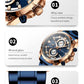 CURREN Watch Quartz Male watches Fashion Chronograph Clock Mens Gift Casual Stainless Steel Wristwatch