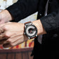 CURREN Mens Watches Top Brand Luxury Casual Quartz Leather Wristwatches Business Male Clock with Date and Luminous hands