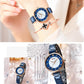 Watches for Women Luxury Brand CURREN Elegant Thin Quartz Wristwatch with Stainless Steel Simple Female Clock