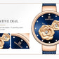 NAVIFORCE Luxury Women's Watch Set with Steel Mesh Band Creative Design Female Clock Relogio Feminino Includes Watch Box for Sal