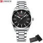 CURREN Man Watch Fashion Stainless Steel Quartz Wristwatches Top Brand Simple Thin Watches for Men Gold Clock