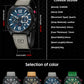 CURREN Brand Luxury Men Brown Quartz Wristwatches for Male Luminous Chronograph Dial Leather Clock Casual Sports Watch