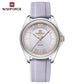 NAVIFORCE Original Women's Watches Classic Round Dial Silicone Strap 3ATM Waterproof Luxury Watch for Women Give for girls gifts