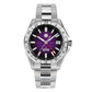 San Martin 39mm Purple Desert Texture Dial Luxury Men Dress Watch  NH34 GMT Automatic Mechanical Waterproof 100m Luminous SN0129