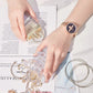 MEGIR Fashion Women Ladies Bracelet Quartz Female Watches Rose Steel Mesh Women Dress Diamond Wristwatch Clock Montre Femme