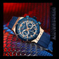 CURREN Luxury Brand High Quality Chronograph Luminous Watches for Men Silicone Strap Casual Sports Waterproof Quartz Wristwatch