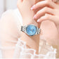CURREN Designer Style Watch for Women Elegant 32mm Dial with Rhinestones Stainless Steel Band  Luxury Dress Ladies Wristwatch