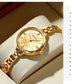 CURREN Luxurious and Elegant Round Dial with Stainless Steel Bracelet Fashion Dress Quartz Watches for Women