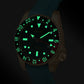 Boderry ADMIRAL GMT Watch Titanium Diver Watches 200M Waterproof Wristwatch Automatic Mechanical New Luxury Watches For Men