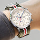 CADISEN New Chronograph Men's Quartz Watch Top Luxury Watches For Men MIYOTA 0S10 AR Mirror Waterproof Canvas Men's Wristwatch
