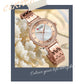 CURREN Luxury Ladies Watch 32mm Slim Dial with  Shining Rhinestones Stainess Steel Band lightweight Elegant Dressy Gift