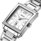 MEGIR Silver Women Watches Top Brand Luxury Waterproof Watch Bracelet Fashion Stainless Steel Bracelet Wristwatch for Women 1079