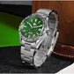 San Martin 39mm Aventurine Gemstone Dial Luxury Men's Watch NH34 GMT Automatic Mechanical Sapphire Waterproof Luminous SN0129