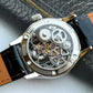 Merkur 100% Tourbillon Watch Transparency Skeleton Men's Sapphire Watch For Men Green Mechanical Wristwatch Relogio Masculino