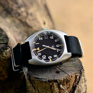 Baltany S2001 36MM W10 Military Watch Man Stainless Steel Mechanical Wristwatches Waterproof Vintage Pilot Automatic Field Watch