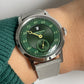 Thinner Designs NEW Pierre Paulin Jumping Hour Men Watch Salmon Dial Automatic St17 Mechanical Watch Vintage Date Window