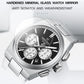 NAVIFORCE Trend Brand Stainless Steel Couple Watch Quartz Date Display Chronograph for Lovers Waterproof Fashion Wild Wristwatch