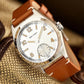 Baltany Bubbleback Dress Watches Subdial IPG Bezel Leather Gold Hands Sapphire Crystal Stainless Steel VD78 Quartz Wristwatches