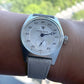 Spot goods Pierre Paulin Jumping Hour Men Watch Silver Dial Automatic St17 Mechanical Watch Vintage Date Window 36mm Metal