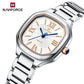 NAVIFORCE Brand Women Watch Stainless Steel Strap Waterproof Personality Fashion Female Quartz Wristwatch Relogio Feminino 2024