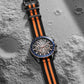 MEGIR Classic Quartz Watch for Men Waterproof Multi-Function Sport Chronograph Fashion Canvas Strap Male Wristwatch Clock 8121