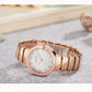 MEGIR Stainless Steel Strap Watches for Women Fashion Casual Quartz Wristwatch Diamond Dial Ladies Dress Clock Reloj Hombre 7010