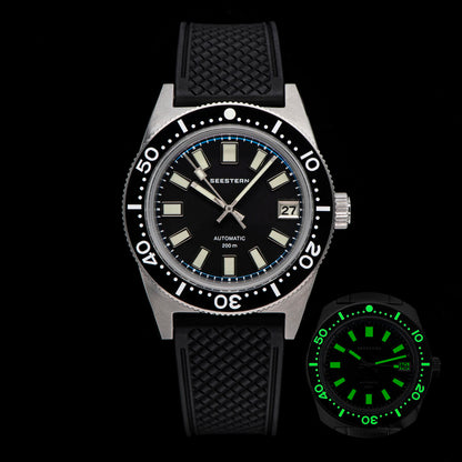 SEESTERN Diving Watch 62MAS Automatic Mechanical Men of Wrist Watches Japan NH35 Movement Sapphire Glass Bracelet Luminous Bezel