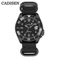 CADISEN New Luminous Men Mechanical Wristwatches Ceramic Bezel Sapphire Glass NYLON Band Automatic Watch Men Relogio Masculino