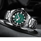 CURREN Casual Simple Quartz Watch with Stainless Steel Band Fashion Men's Clock Waterproof Luminous Wristwatches