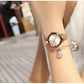 MEGIR Luxury Rose Gold Watch Women Bracelet Casual Quartz Wristwatches Steel Mesh Band Waterproof Ladies Watches Reloj Mujer