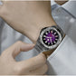 San Martin 39mm Purple Desert Texture Dial Luxury Men Dress Watch  NH34 GMT Automatic Mechanical Waterproof 100m Luminous SN0129