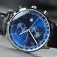 CADISEN Men Watch Quartz Luxury Brands MIYOTA 0S11 Movement Chronograph Sunburst Salmon Dial AR Coated Glass Waterproof Watches