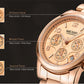 MEGIR Fashion Quartz Watches for Women Relogio Feminino Sport Wristwatch Lady Business Watch Clock Chronograph 24-hour 2057