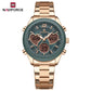 NAVIFORCE Women Watch Unique Design of Heart-Shaped Dial Quartz Analog LCD Digital Watches Fashion Casual Girlfriend Gifts Clock