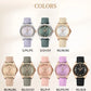 NAVIFORCE Original Women's Watches Classic Round Dial Silicone Strap 3ATM Waterproof Luxury Watch for Women Give for girls gifts