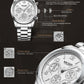 MEGIR Luxury Women Watch Fashion Brand Quartz Chronograph Elegant Ladies Wristwatch Stainless Steel Waterproof Dress Clock 2057