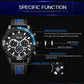 MEGIR Watches for Men Brand Luxury Military Sports Watch Chronograph Leather Strap Waterproof Date Quartz Wristwatch Man Clock