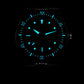 San Martin 40mm Enamel Spiral Dial Integrated Bracelet Men Diver Watch Miyota 9015 Automatic Mechanical Waterproof 200m SN0148