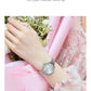 MEGIR Luxury Women Watches Fashion Ladies Quartz Watch Clock Stainless Steel Waterproof Female Watch Relogio Feminino 7014