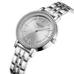 MEGIR Luxury Watches for Women Stainless Steel Dress Clock Fashion Elegant Wristwatch Quartz Watch Ladies Clock Reloj Mujer 7012