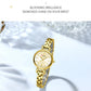 CURREN-Elegant Dress Watch for Women, Luxurious and Exquisite, 28mm Dial with Shinning Rhinestone, Quartz Wristwatch, New